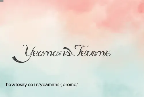 Yeamans Jerome