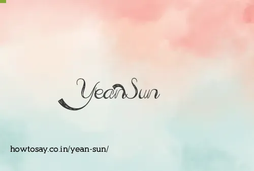 Yean Sun