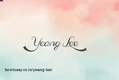Yeang Lee