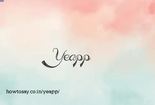 Yeapp