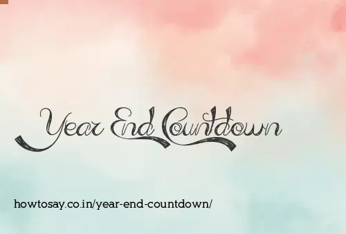 Year End Countdown