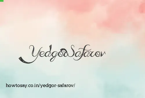 Yedgor Safarov