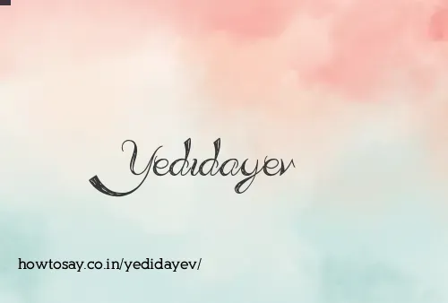 Yedidayev