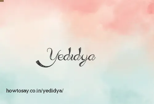 Yedidya