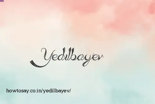 Yedilbayev