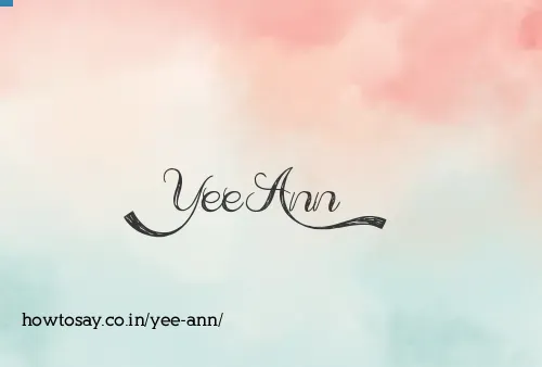 Yee Ann
