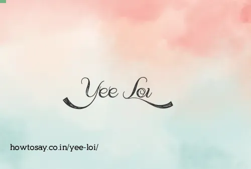 Yee Loi