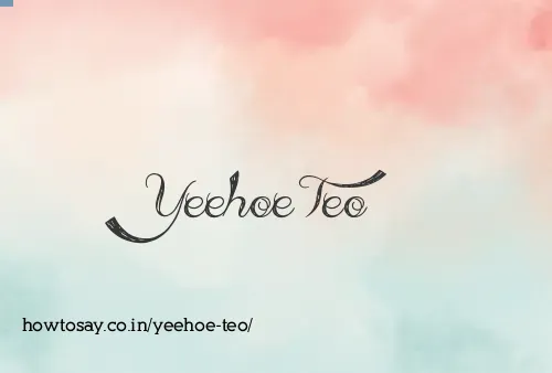 Yeehoe Teo