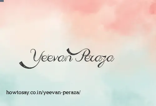 Yeevan Peraza