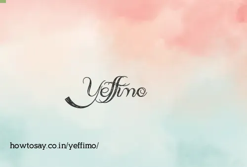 Yeffimo