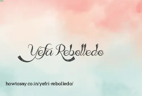 Yefri Rebolledo