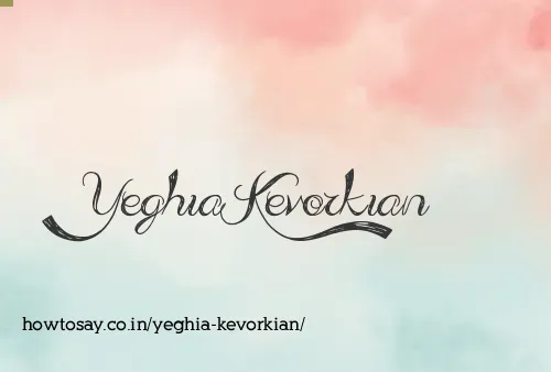 Yeghia Kevorkian