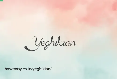 Yeghikian