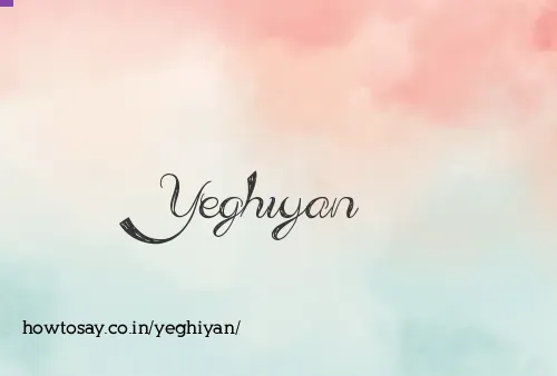 Yeghiyan