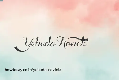 Yehuda Novick
