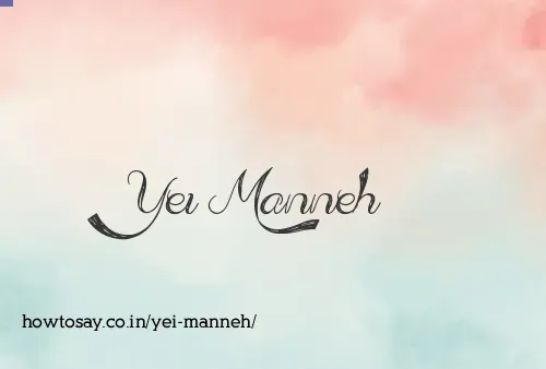 Yei Manneh
