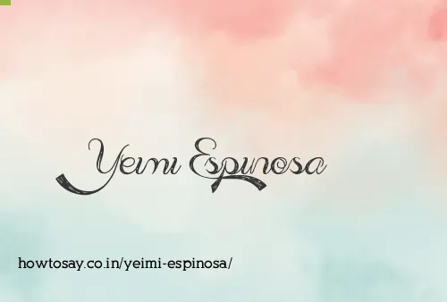 Yeimi Espinosa