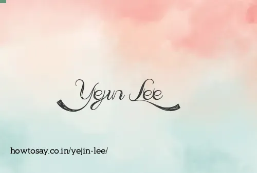 Yejin Lee
