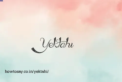 Yektahi