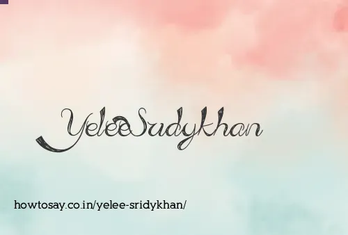 Yelee Sridykhan