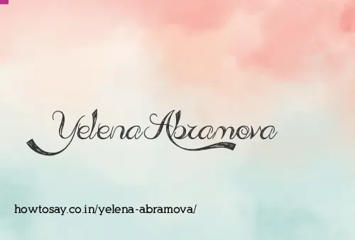 Yelena Abramova