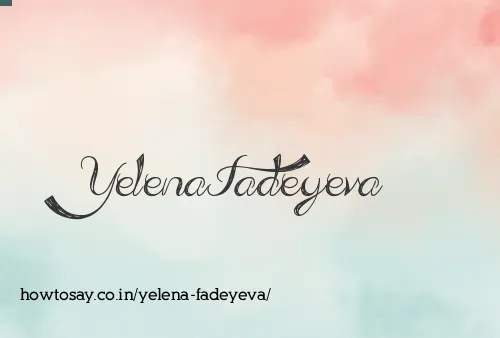 Yelena Fadeyeva