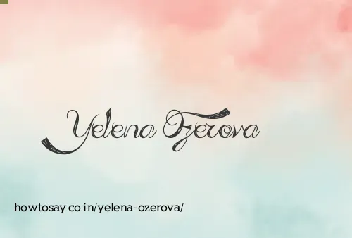 Yelena Ozerova
