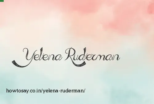 Yelena Ruderman