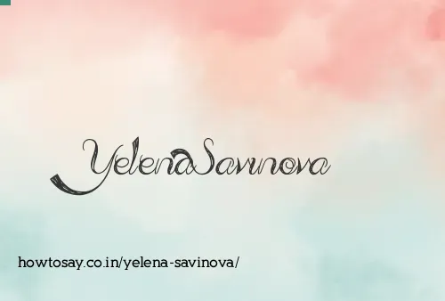 Yelena Savinova