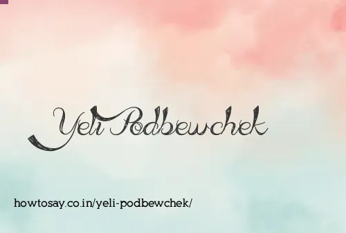 Yeli Podbewchek