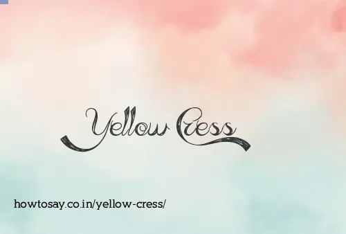 Yellow Cress