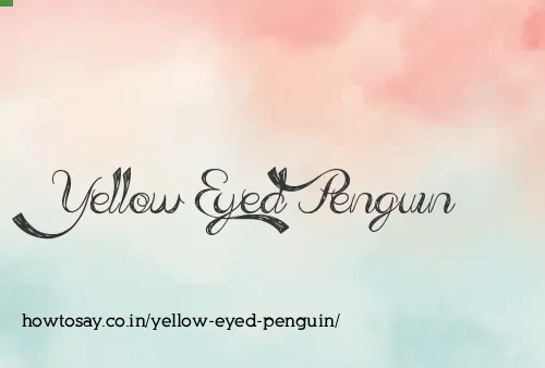 Yellow Eyed Penguin