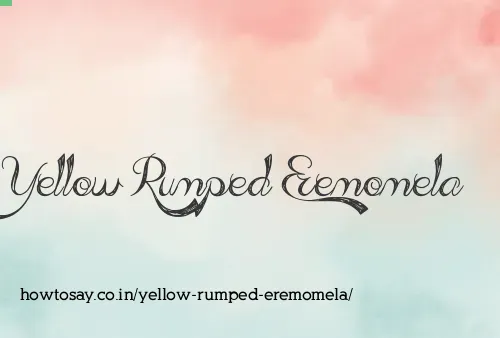 Yellow Rumped Eremomela