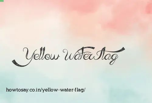Yellow Water Flag