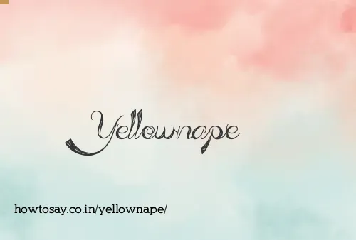 Yellownape
