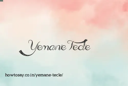 Yemane Tecle