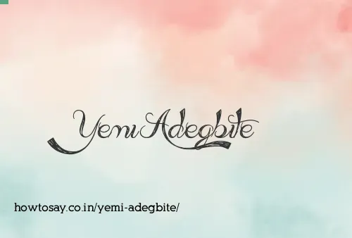Yemi Adegbite