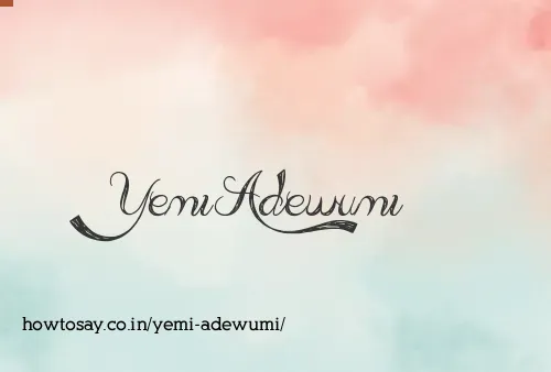Yemi Adewumi