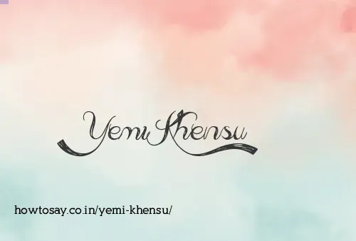Yemi Khensu