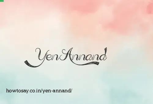 Yen Annand