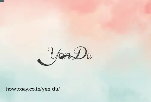 Yen Du