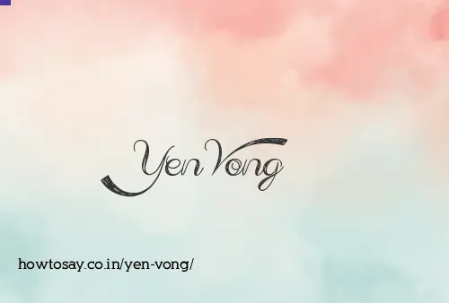 Yen Vong