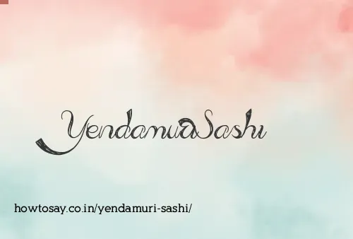 Yendamuri Sashi