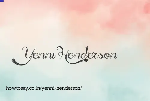 Yenni Henderson