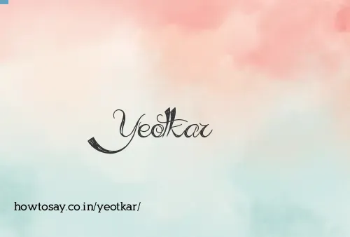 Yeotkar