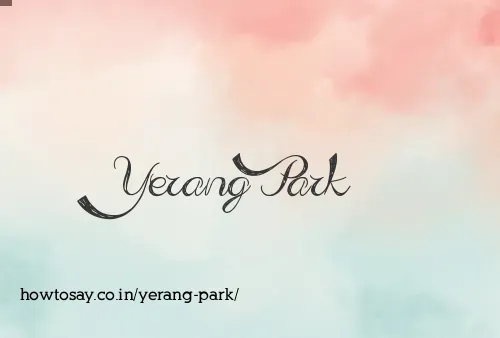 Yerang Park