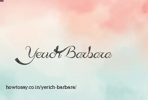 Yerich Barbara