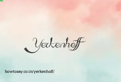 Yerkenhoff
