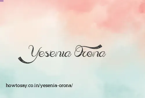 Yesenia Orona