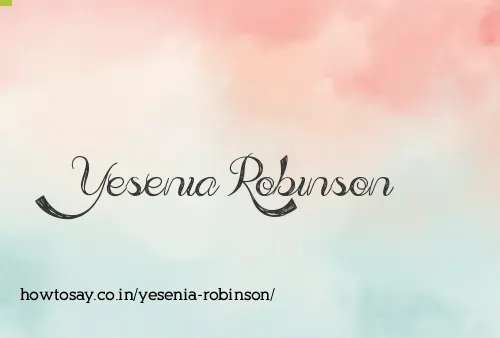 Yesenia Robinson